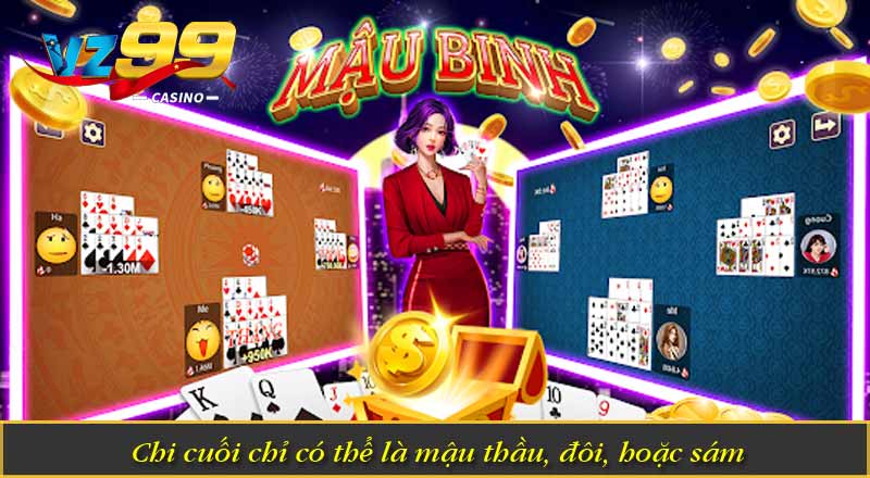 Chi cuối chỉ có thể là mậu thầu, đôi, hoặc sám