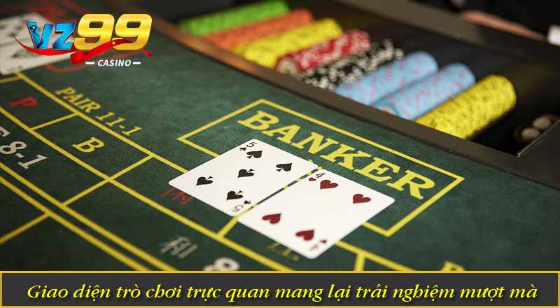Baccarat VZ99 – Game Bài Đỉnh Cao Với Tỷ Lệ Thưởng Hấp Dẫn 6 Giao diện trò chơi trực quan mang lại trải nghiệm mượt mà